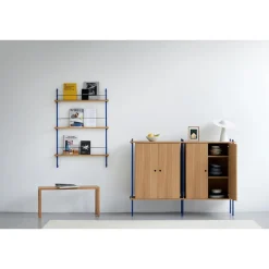 MOEBE S.115.2.E.SO Reol System Røget Eg/Warm Grey