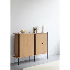MOEBE S.115.2.E.SO Reol System Røget Eg/Warm Grey