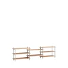 Moebe Shelving S.65.3.A Eg/Rustfri Stål