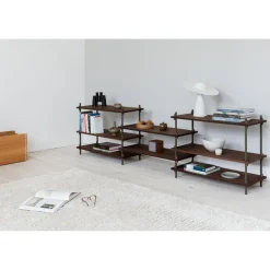 Moebe Shelving S.85.3.A Eg/Rustfri Stål