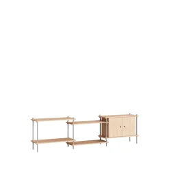 Moebe Shelving S.65.3.B Eg/Rustfri Stål