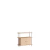 Moebe Shelving S.85.1.B Eg/Rustfri Stål
