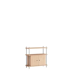 Moebe Shelving S.85.1.B Eg/Rustfri Stål