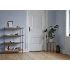 Moebe Shelving S.65.2.B Sort/Rustfri Stål