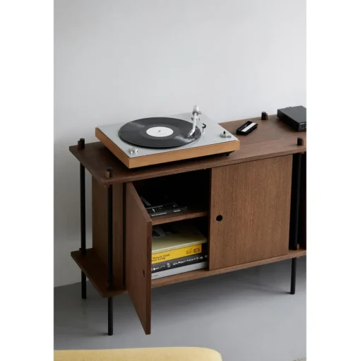 Moebe Shelving S.65.1.B Sort/Rustfri Stål
