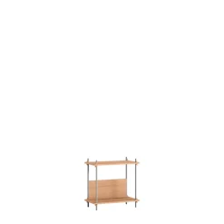 Moebe Shelving S.65.1.C Eg/Rustfri Stål