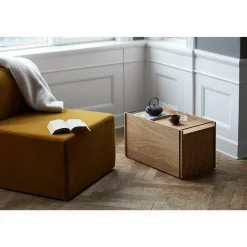 Moebe Storage Box Låg Røget Eg