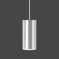 Moebe Tube Pendel Stor Børstet Aluminium