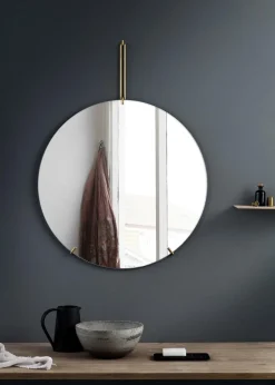 MOEBE Wall MirrorØ70 Messing