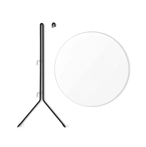 MOEBE Wall MirrorØ70 Sort