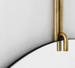 MOEBE Wall MirrorØ50 Sort