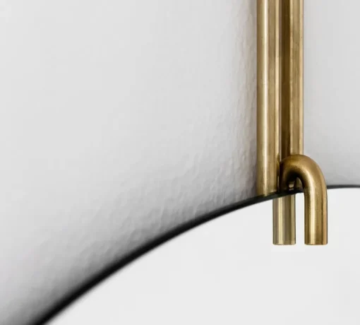 MOEBE Wall MirrorØ50 Sort