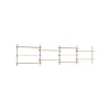 Moebe Wall Shelving WS.65.4 Eg/Rustfri Stål