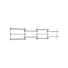 Moebe Wall Shelving WS.65.4 Røget Eg/Rustfri Stål