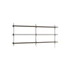 Moebe Wall Shelving WS.65.2.B Røget Eg/Rustfri Stål