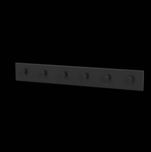 Montana Coat Racks 6 Knagerákke 05-Black