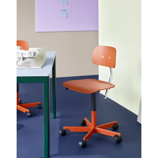 Montana Kevi 2533 Kontorstol Egetrá/Poleret Aluminium