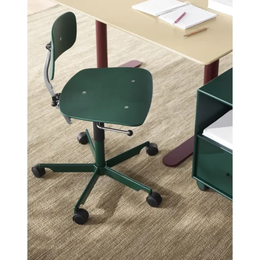 Montana Kevi 2533 Kontorstol Egetrá/Poleret Aluminium