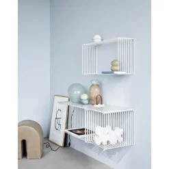 Montana Panton Wire Extended Reol 38-Snow 70 cm x 25,7 cm