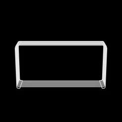 Montana Panton Wire Extended Reol 38-Snow 70 cm x 18,8 cm
