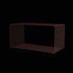 Montana Panton Wire Extended Reol 07-Black Red 70 cm x 34,8 cm