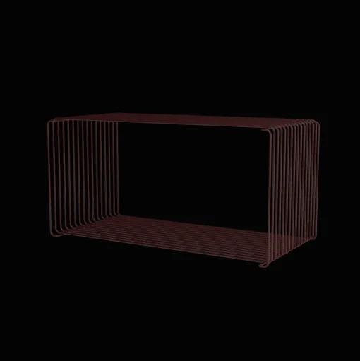 Montana Panton Wire Extended Reol 07-Black Red 70 cm x 34,8 cm