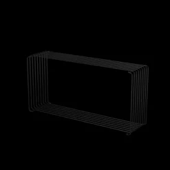 Montana Panton Wire Extended Reol 05-Black 70 cm x 18,8 cm
