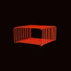 Montana Panton Wire Half Height Reol 145-Rosehip 17,2 cm x 34,8 cm