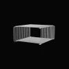 Montana Panton Wire Half Height Reol 43-Chrome 17,2 cm x 34,8 cm