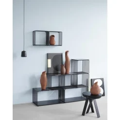 Montana Panton Wire Indlágshylde White Oak 33 cm x 18,8 cm