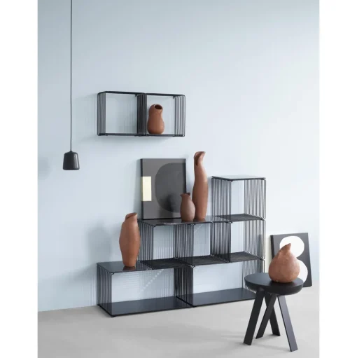 Montana Panton Wire Indlágshylde White Oak 33 cm x 18,8 cm