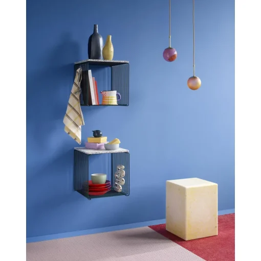 Montana Panton Wire Single Reol 43-Chrome 34,8 cm x 34,8 cm