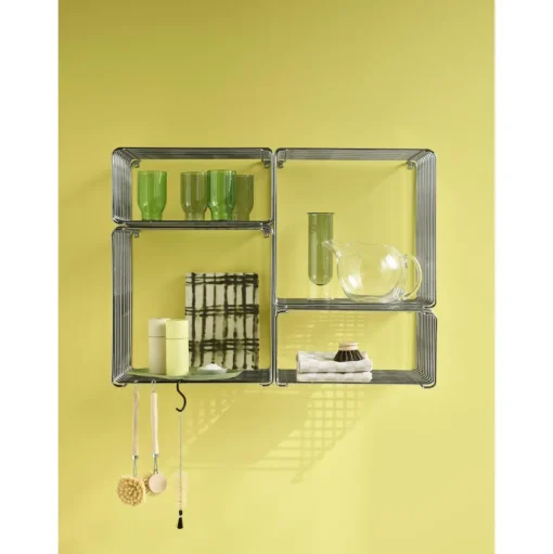 Montana Panton Wire Single Reol 43-Chrome 34,8 cm x 25,7 cm