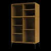 Montana Selection RIPPLE III Vitrineskab 142-Amber/03-Sort