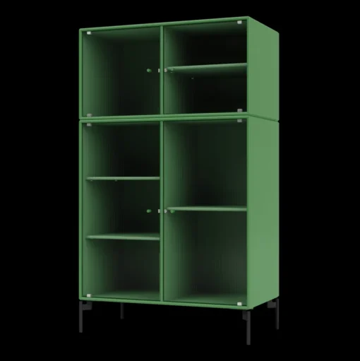 Montana Selection RIPPLE III Vitrineskab 152-Parsley/03-Sort