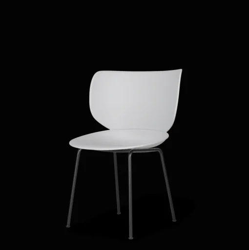Moooi Hana Spisebordsstol Upolstret Sát af 2 Beton/Sort