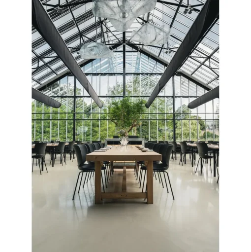 Moooi Hana Spisebordsstol Upolstret Sát af 2 Beton/Sort