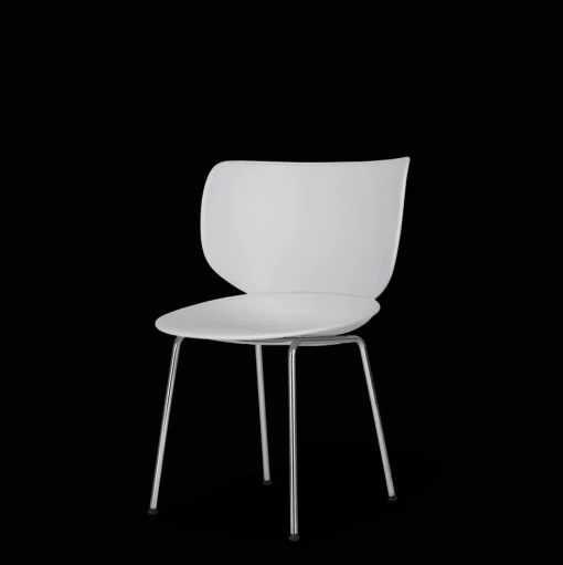 Moooi Hana Spisebordsstol Upolstret Sát af 2 Beton/Krom