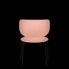 Moooi Hana Spisebordsstol Upolstret Sát af 2 Dusty Pink/Sort Stabelbar