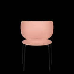Moooi Hana Spisebordsstol Upolstret Sát af 2 Dusty Pink/Sort Stabelbar