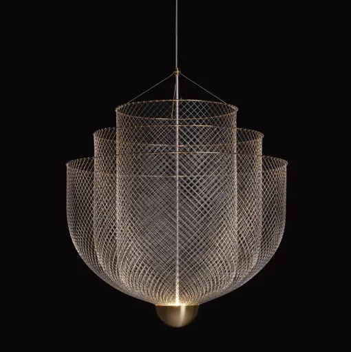 Moooi Meshmatics Pendel Lille Messing/Stål