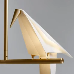 Moooi Perch Light Branch Pendel Lille Messing/Hvid Dámpbar