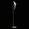 Moooi Perch Light Gulvlampe Messing/Hvid