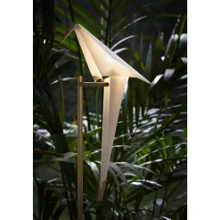 Moooi Perch Light Gulvlampe Messing/Hvid