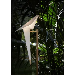 Moooi Perch Light Gulvlampe Messing/Hvid