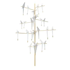 Moooi Perch Light Tree Pendel Messing/Hvid
