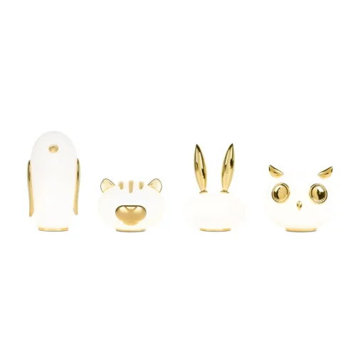 Moooi Pet Light Noot Noot Bordlampe Mat Hvid/Guld