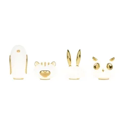 Moooi Pet Light Purr Bordlampe Mat Hvid/Guld