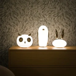 Moooi Pet Light Uhuh Bordlampe Mat Hvid/Guld