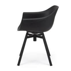 Muubs Swivel Spisebordsstol Sort/Sort
